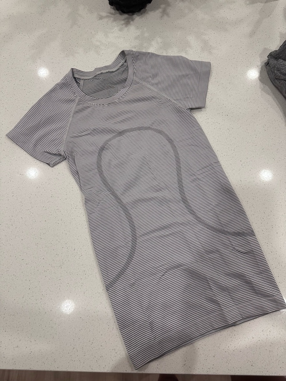 White & Black Lululemon Swiftly Tech